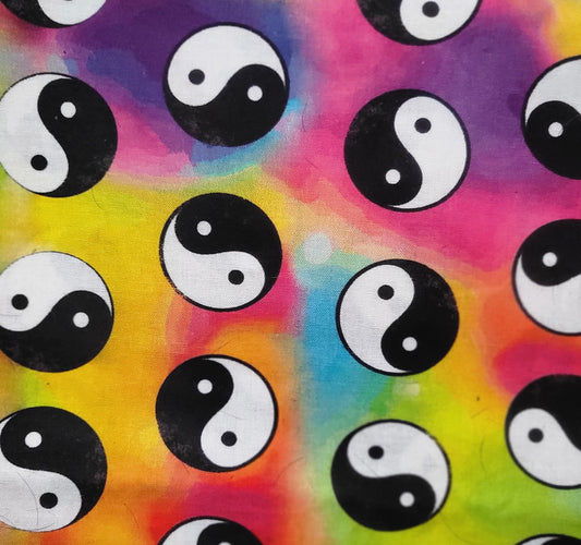 Yin and Yang Tie-Dyed