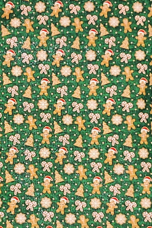 Gingerbread Man with Glitter