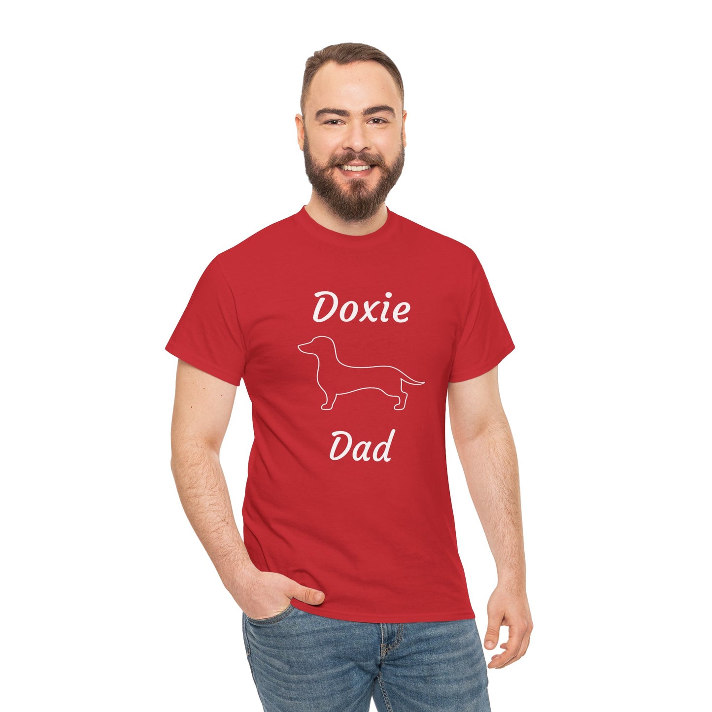 Doxie Dad Heavy Duty Unisex Tee Sizes Small - 5XL (11 colors)