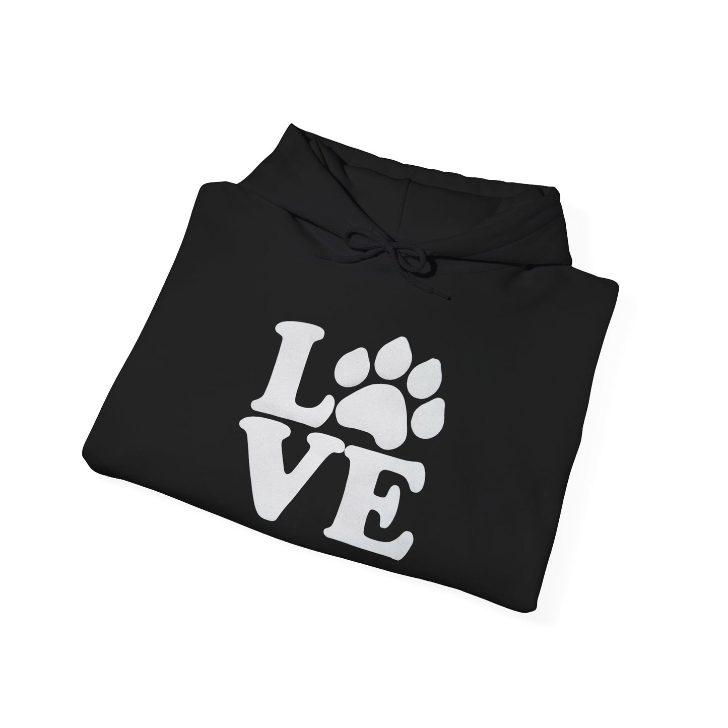 Love Paw Print Unisex Hoodie