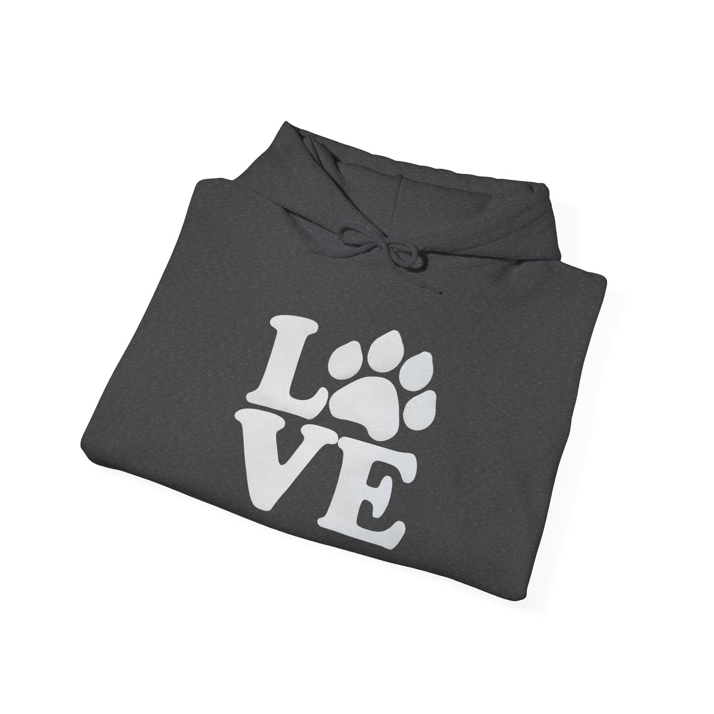 Love Paw Print Unisex Hoodie