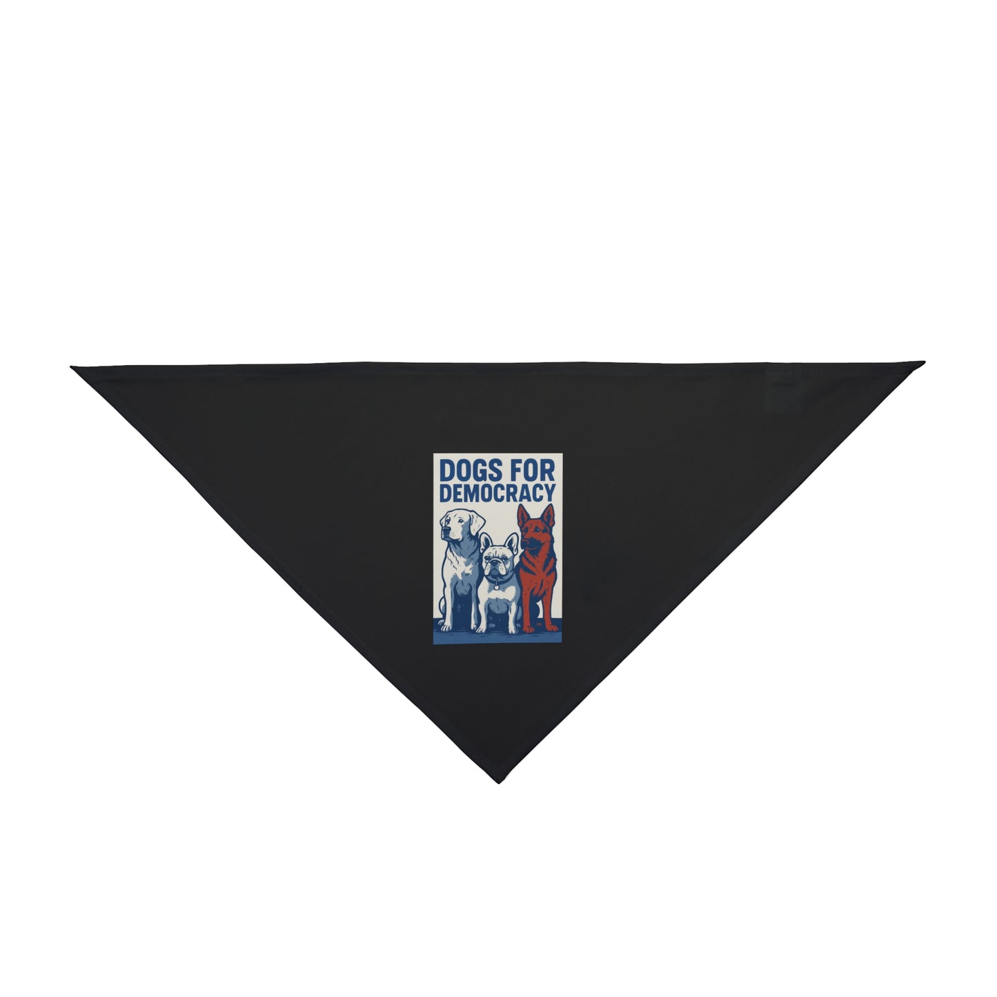 Exclusive Dogs for Democracy Design Tie Bandana