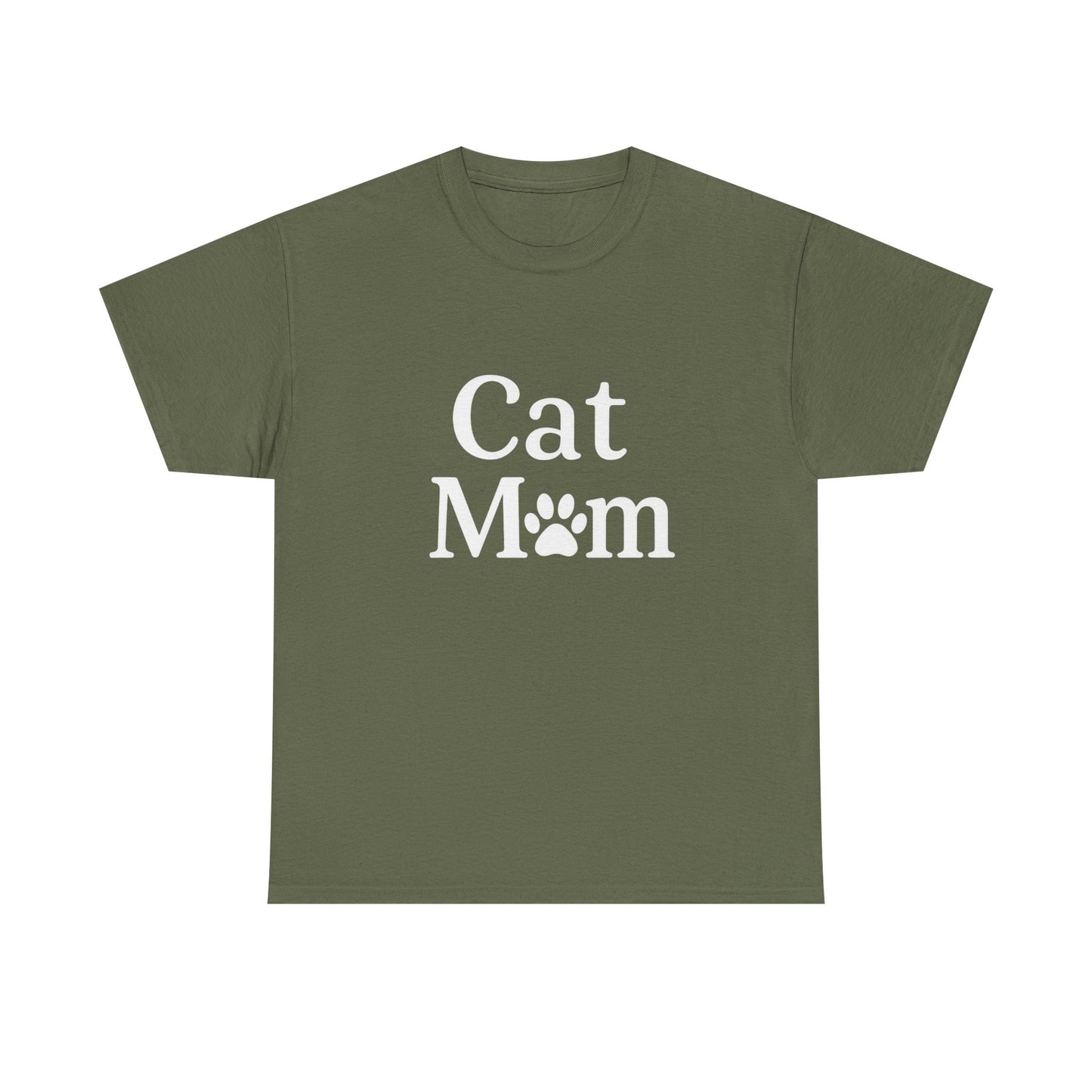 Cat Mom Heavy Duty Unisex Tee Sizes Small - 5XL (11 colors)