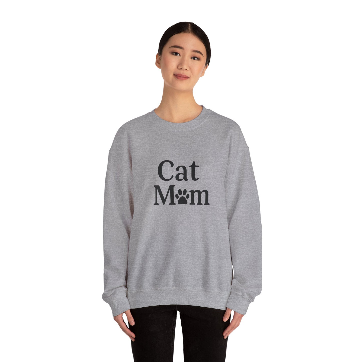 Cat Mom Sweatshirt Sizes Small - 3XL (3 colors)