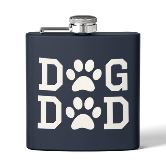 Dog Dad Stainless Steel Flask (8 colors)