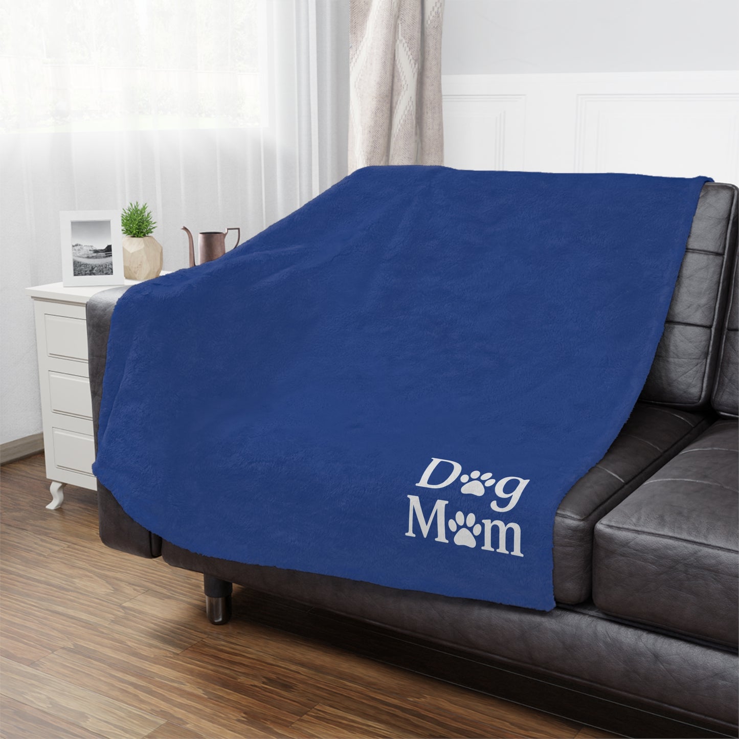 Dog Mom Minky Blanket