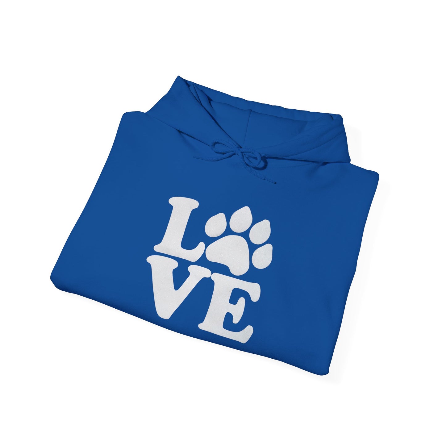 Love Paw Print Unisex Hoodie
