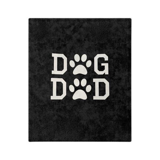 Dog Dad Cozy Fleece Throw (2 sizes)