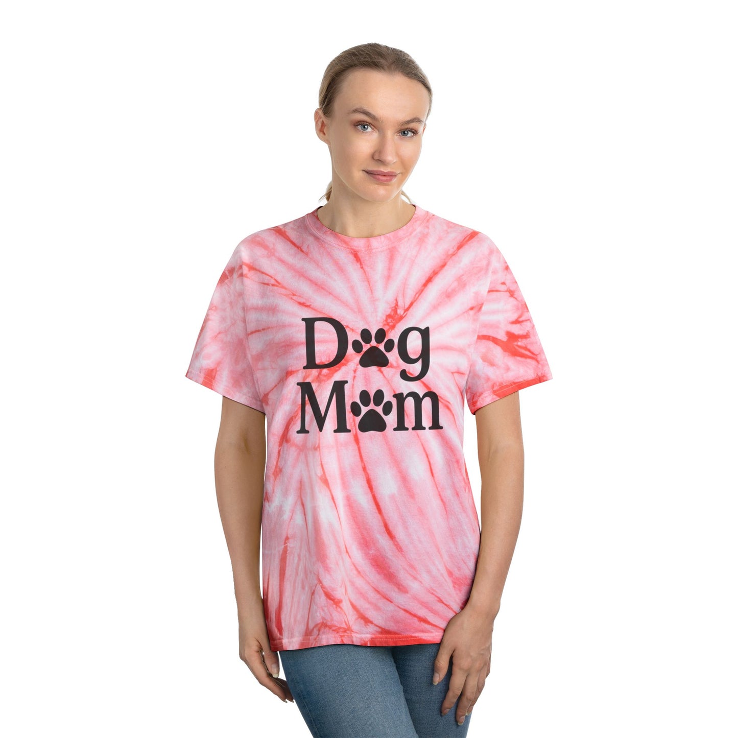 Dog Mom Bright Color Blast Tie-Dye Tee Sizes Small - 2XL (4 colors)