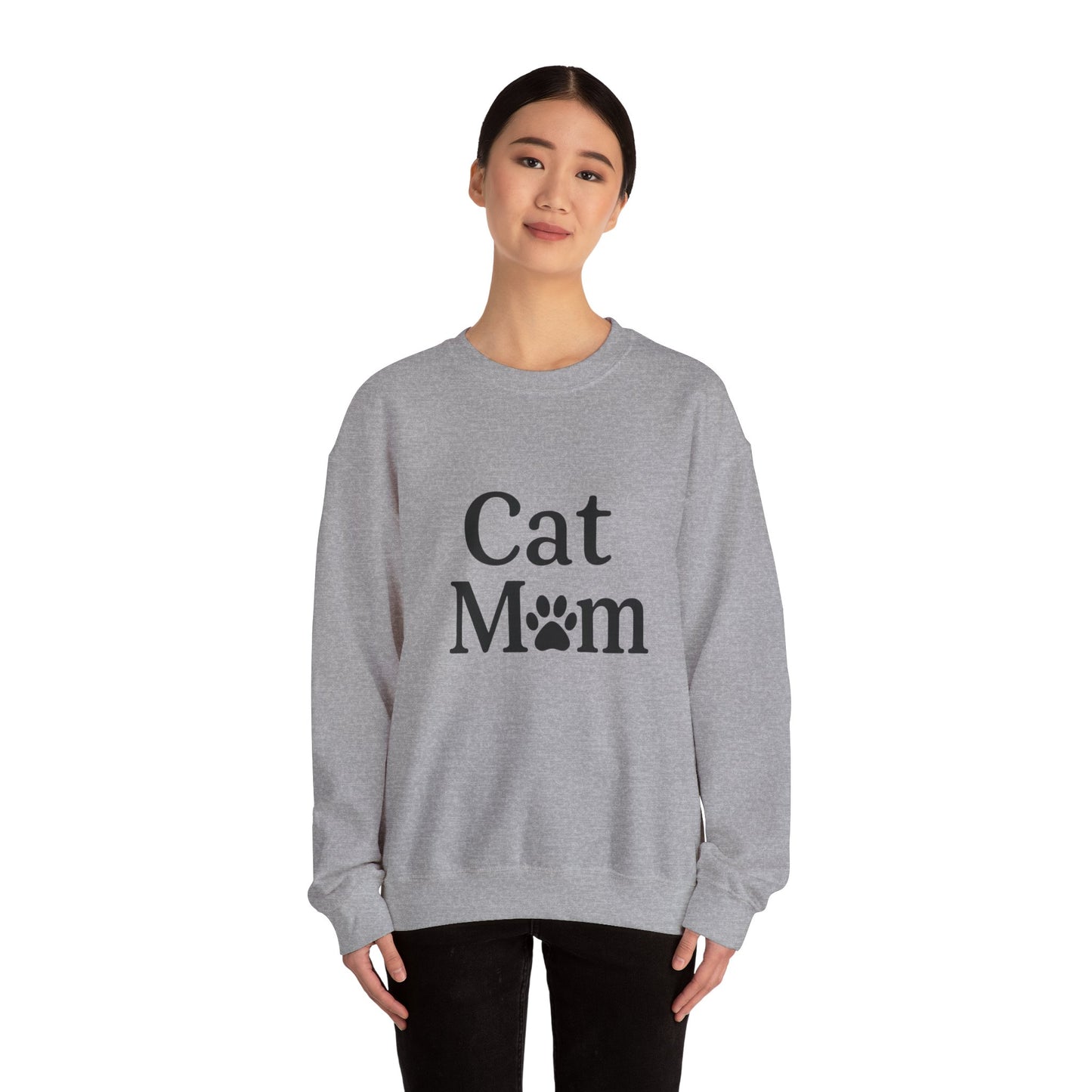 Cat Mom Sweatshirt Sizes Small - 3XL (3 colors)