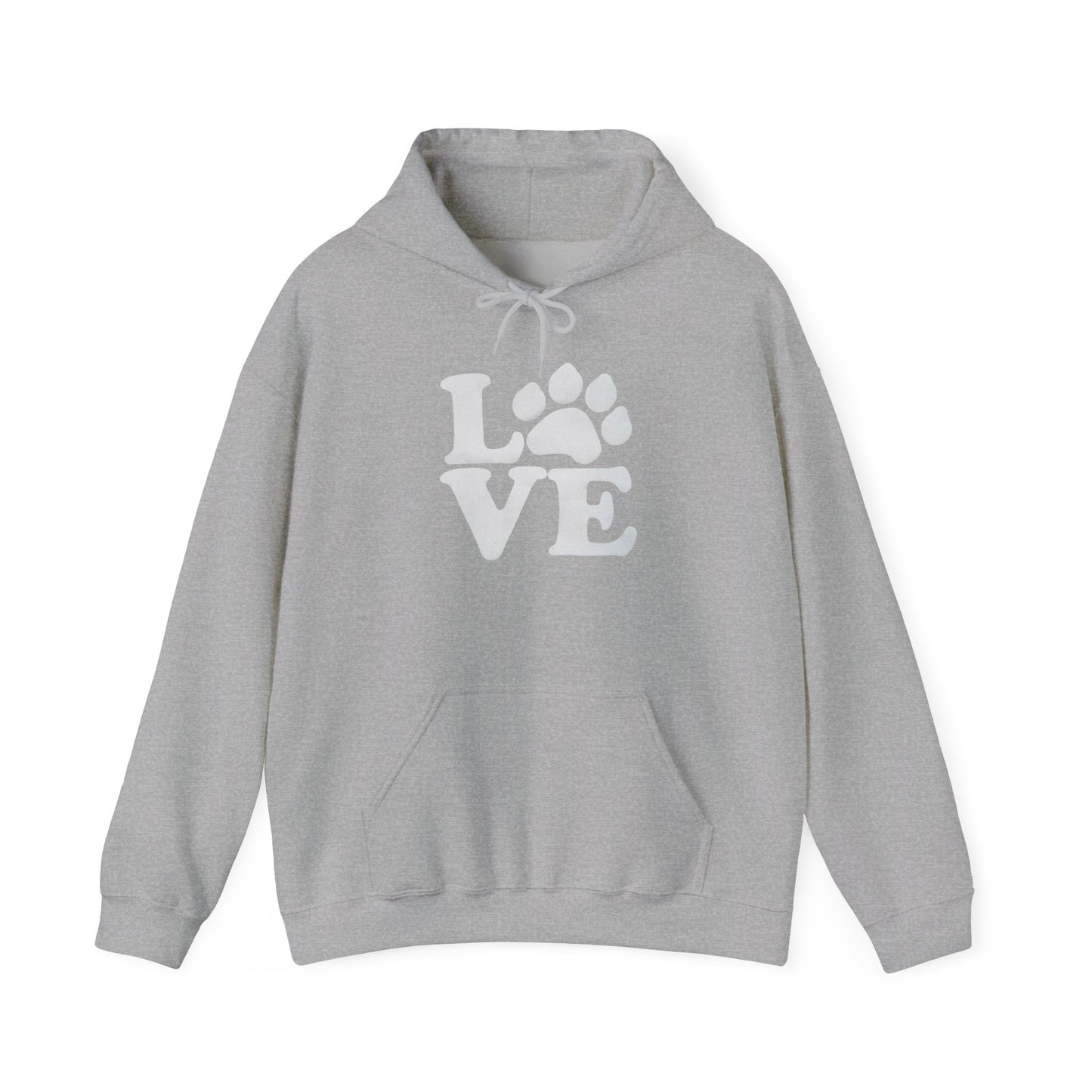 Love Paw Print Unisex Hoodie