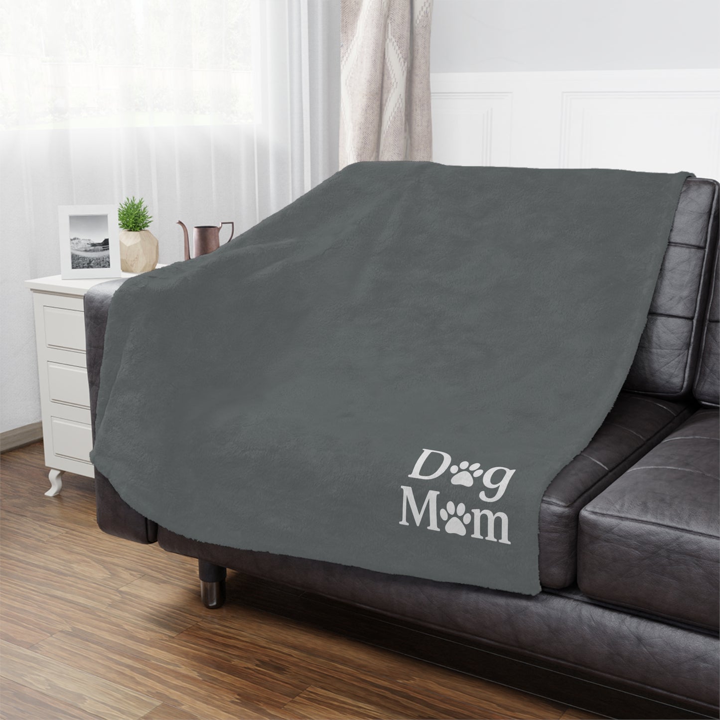 Dog Mom Minky Blanket