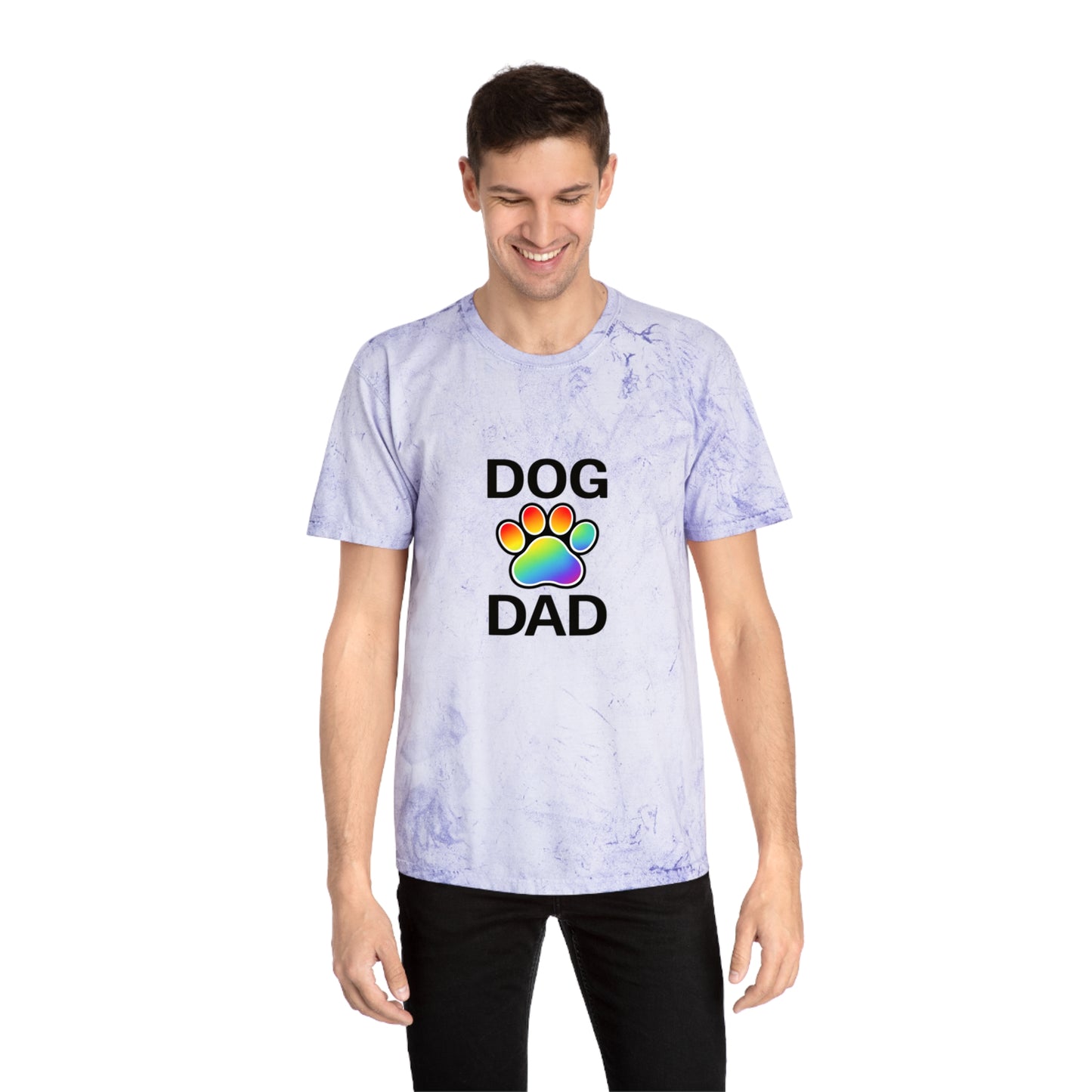 Pride Color Blast Dog Dad Tee Sizes Small - 3XL (4 Colors)