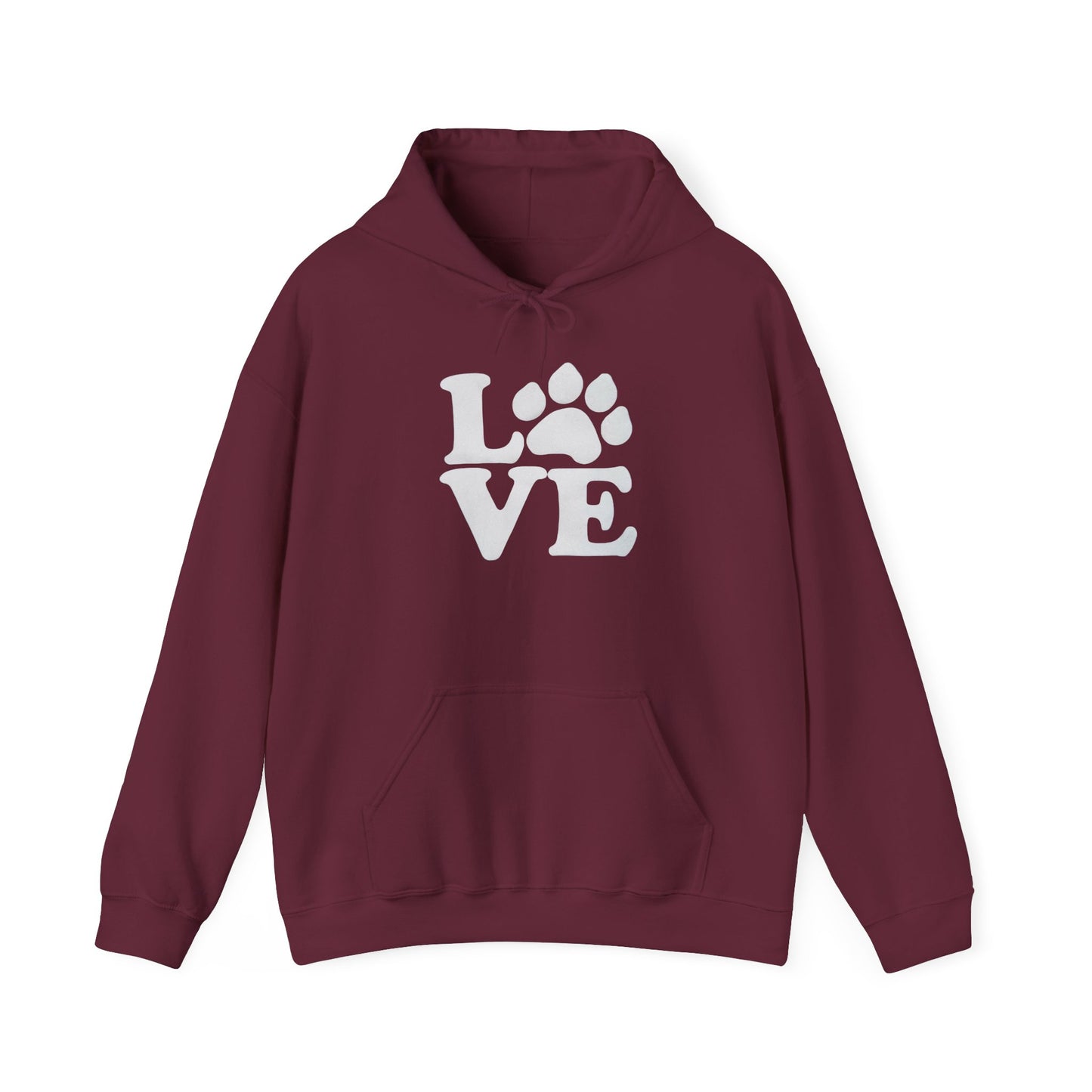 Love Paw Print Unisex Hoodie