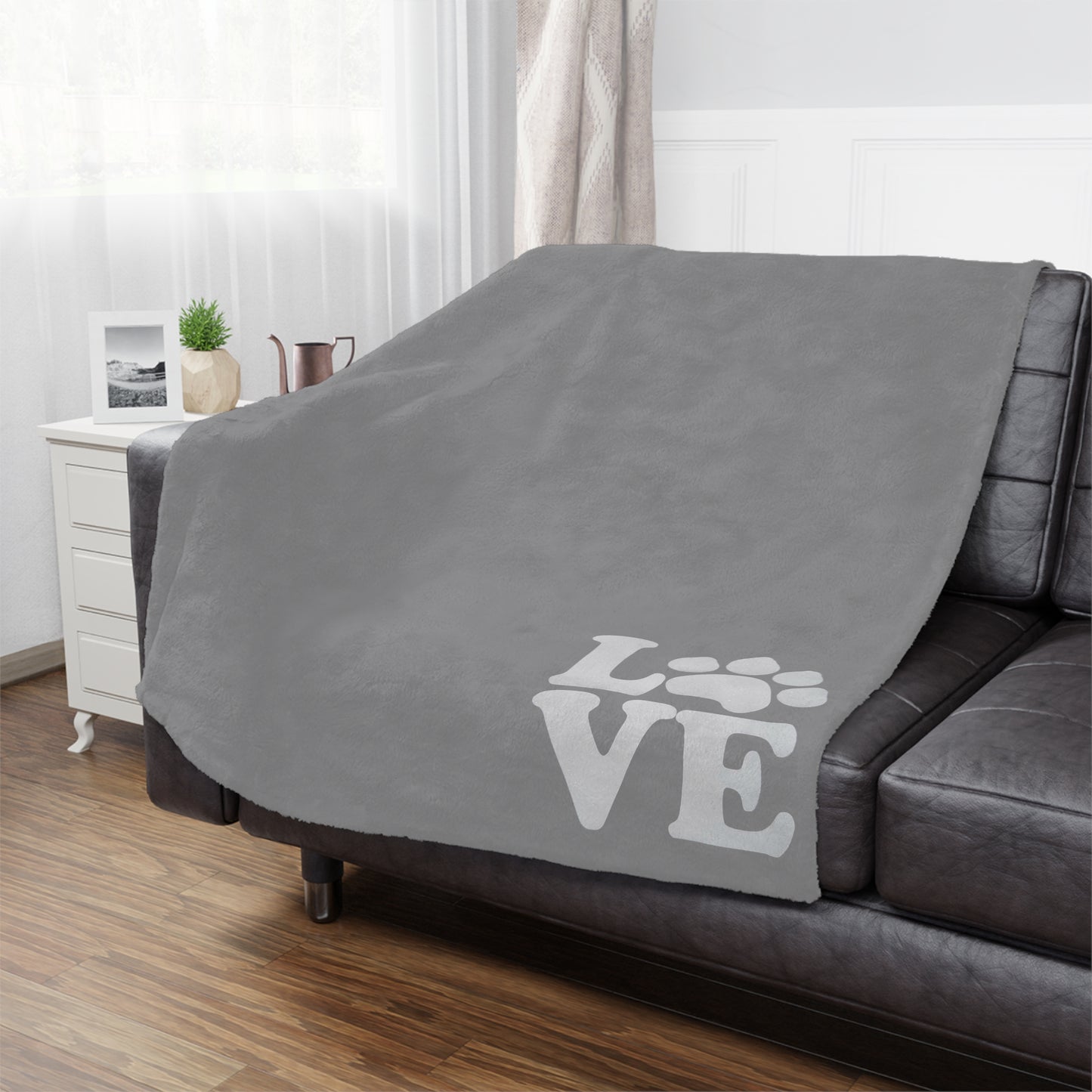 Love Dog Minky Blanket