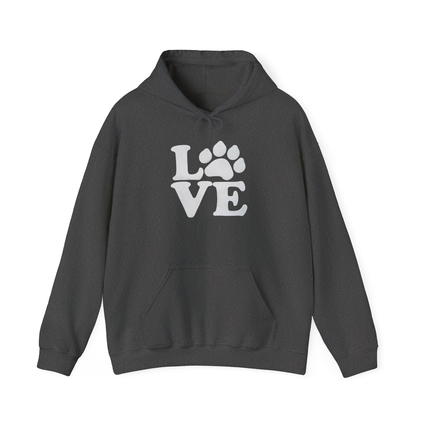 Love Paw Print Unisex Hoodie