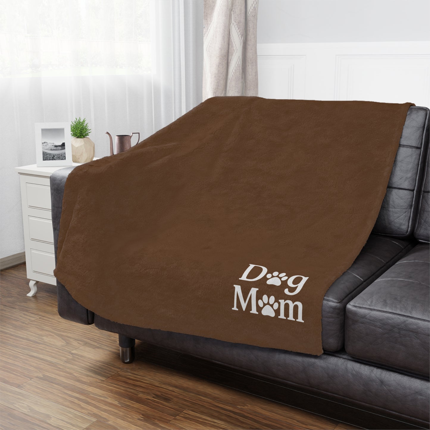 Dog Mom Minky Blanket