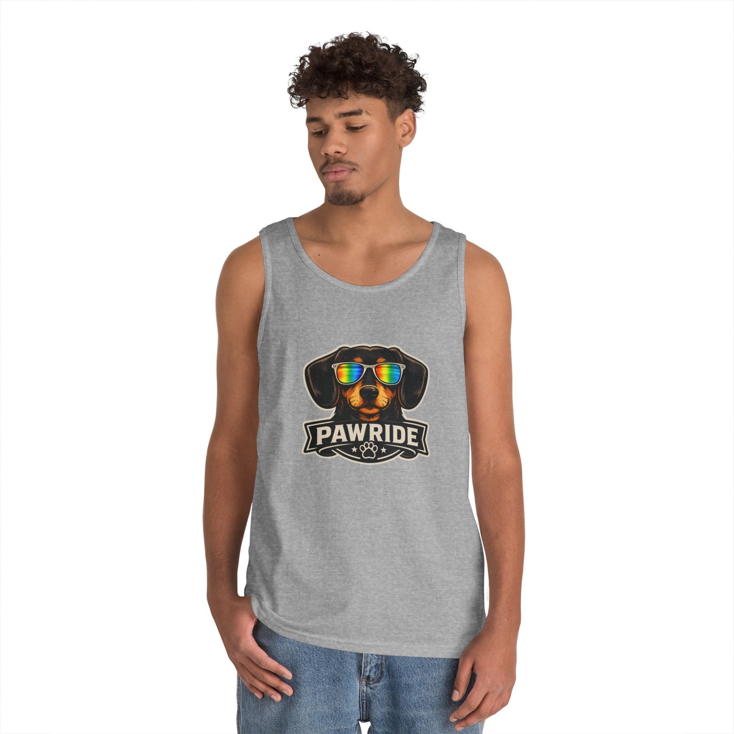 Pawride Unisex Heavy Cotton Tank Top (6 Colors)