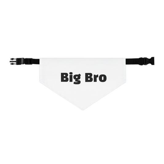 Big Bro Pet Bandana with Collar