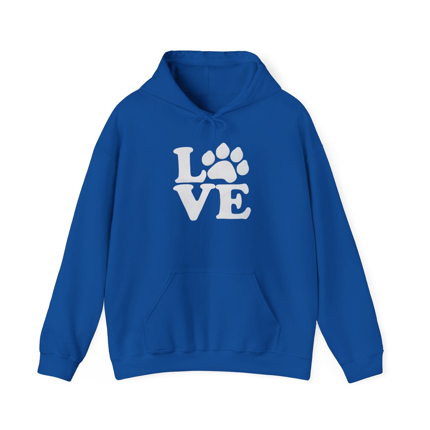 Love Paw Print Unisex Hoodie