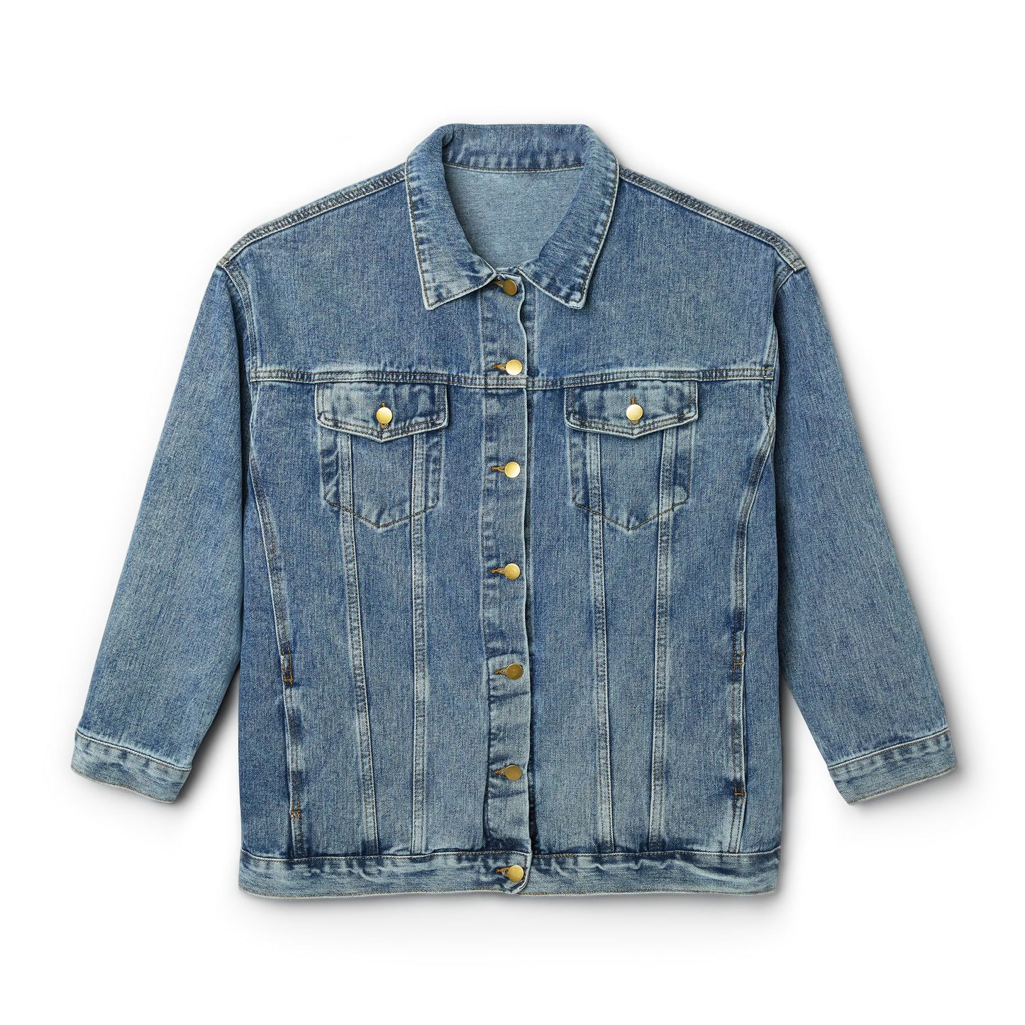Dog Mom Denim Jacket Sizes Small - 2XL