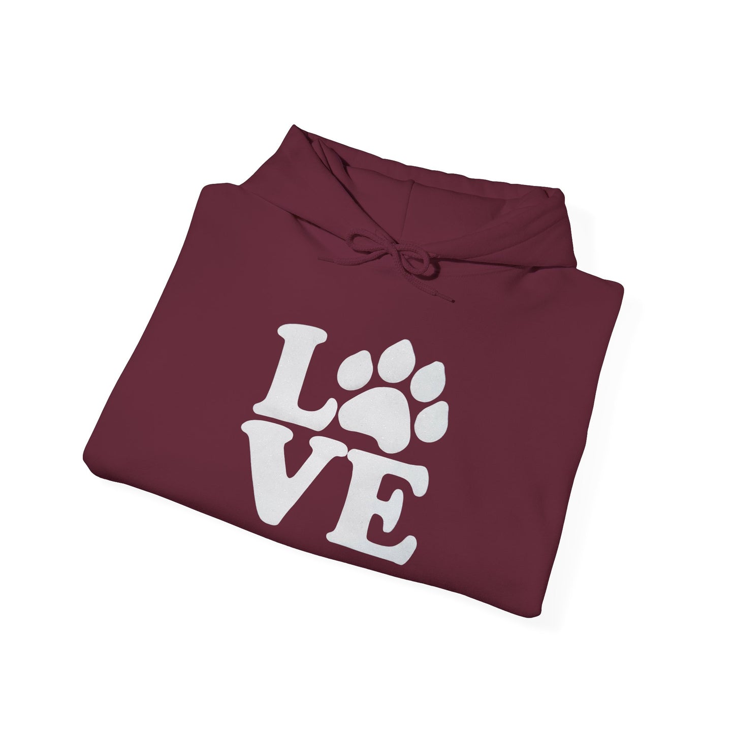 Love Paw Print Unisex Hoodie