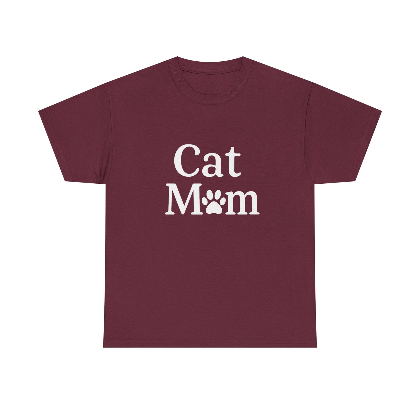 Cat Mom Heavy Duty Unisex Tee Sizes Small - 5XL (11 colors)
