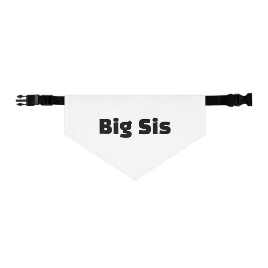 Big Sis Pet Bandana with Collar