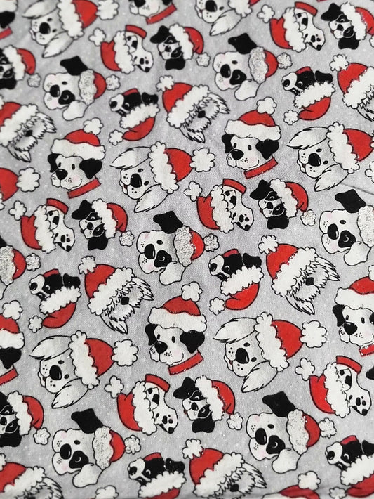 Dogs with Santa Hats