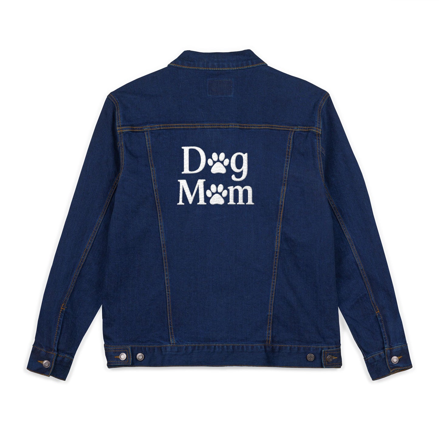 Embroidered Dog Mom Denim Jacket Sizes Small - 2XL (2 colors)