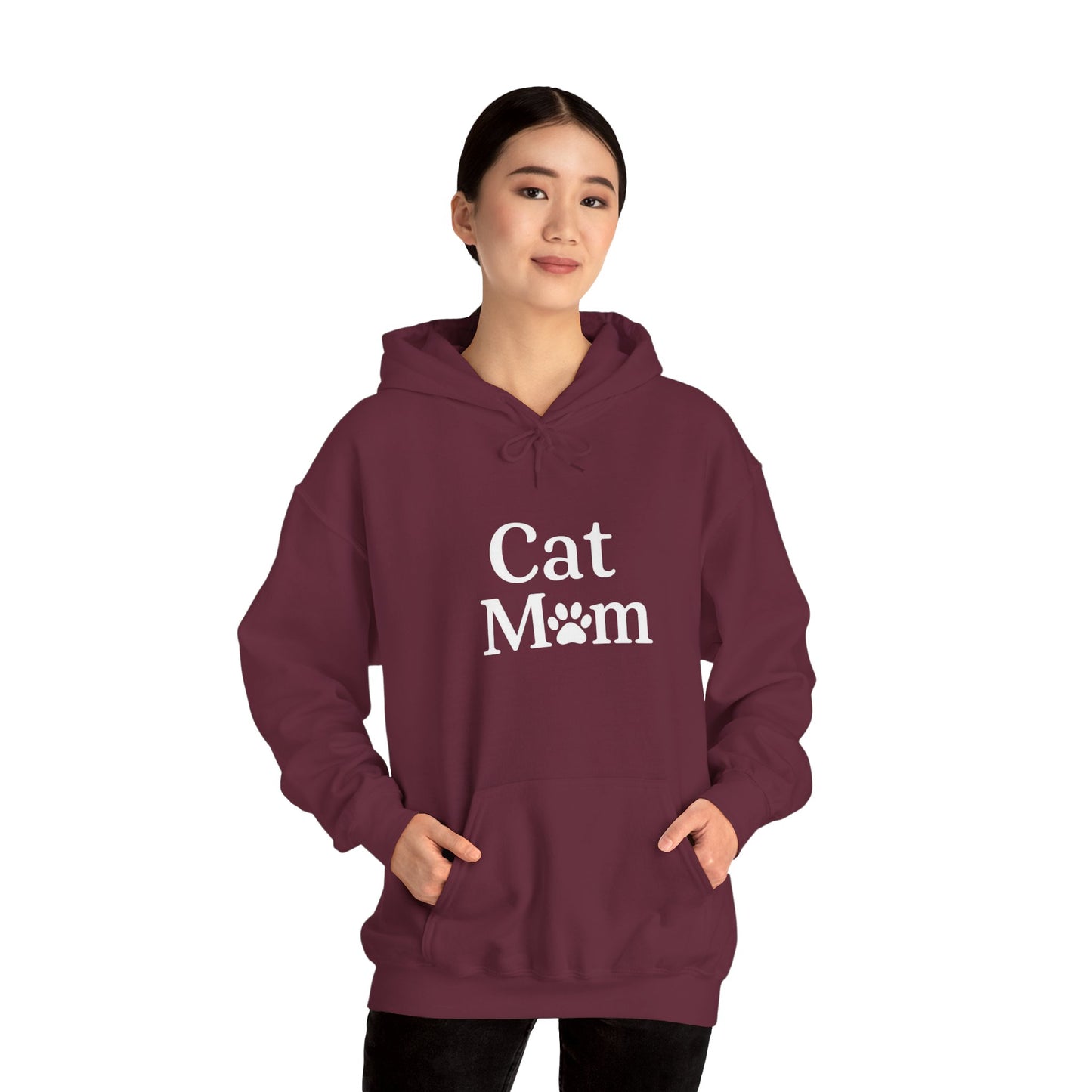 Cat Mom Unisex Hoodie Sizes Small - 5XL (8 colors)