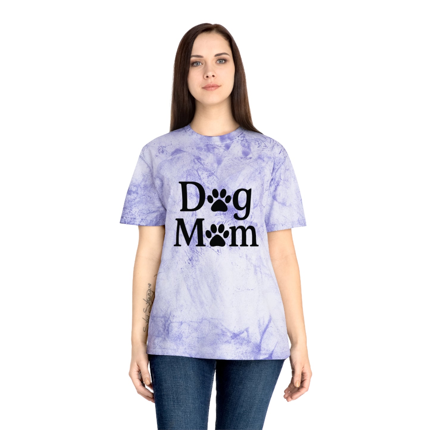Color Blast Dog Mom Tee Sizes Small - 3XL (4 Colors)