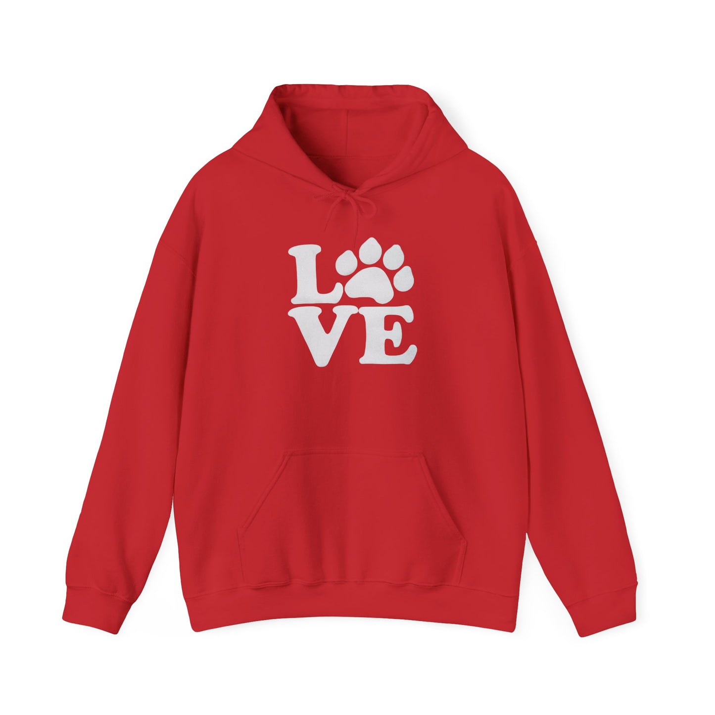 Love Paw Print Unisex Hoodie