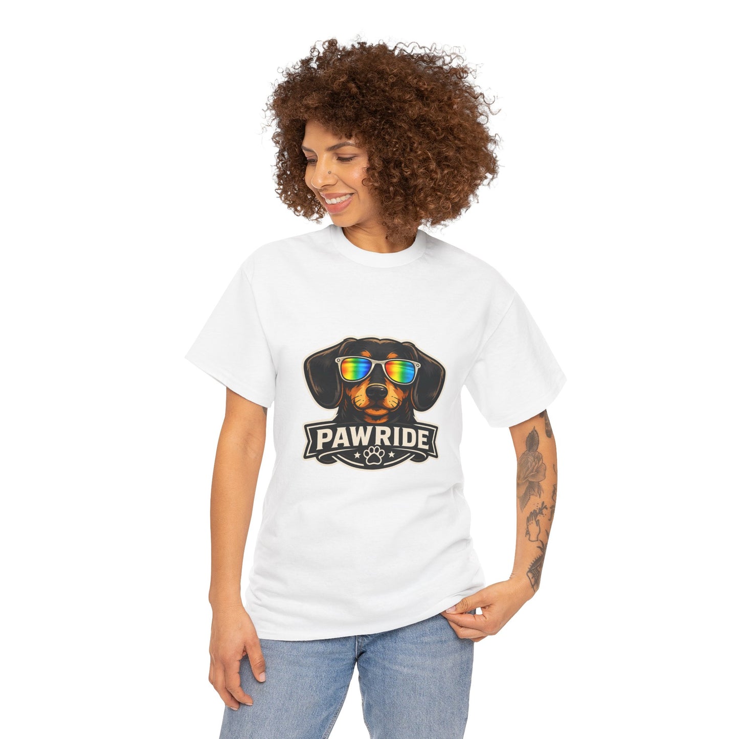 Pawride Heavy Duty Unisex Tee Sizes Small - 5XL (11 colors)