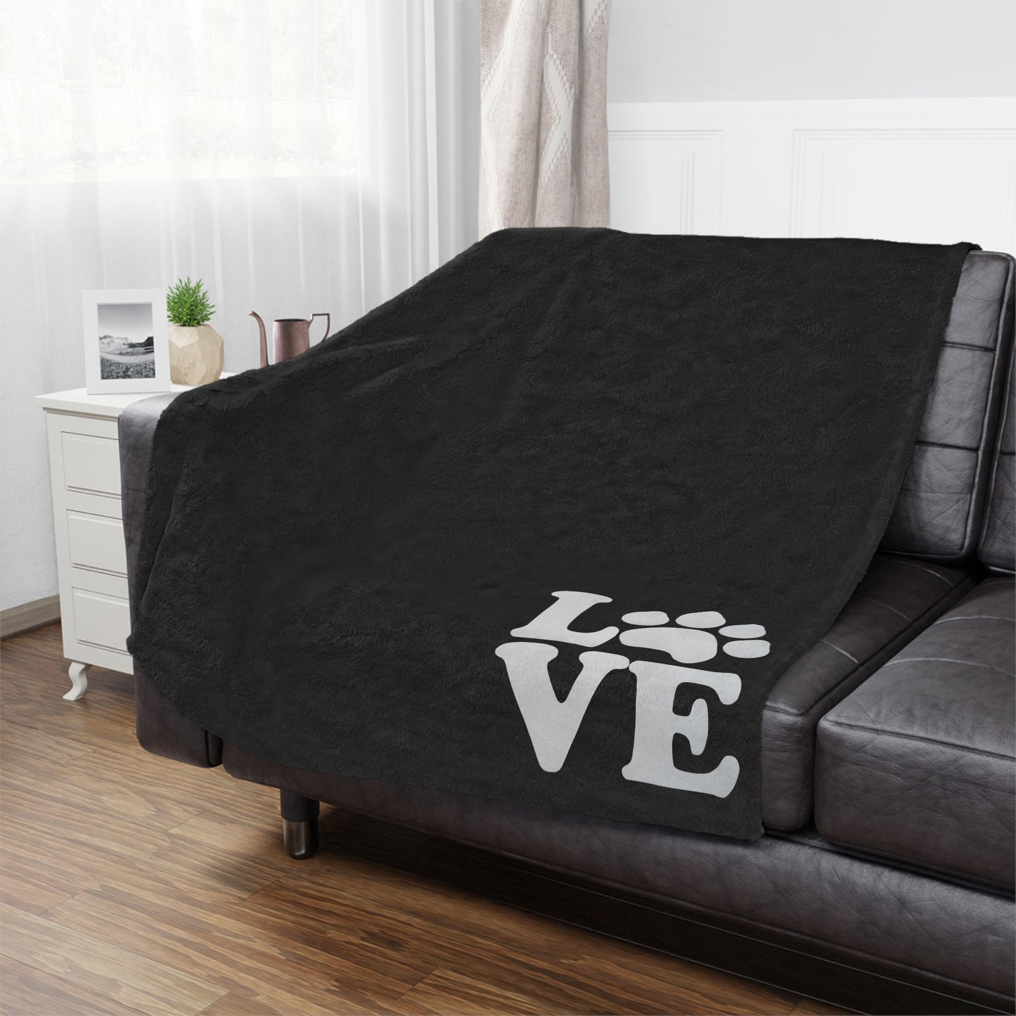 Love Dog Minky Blanket
