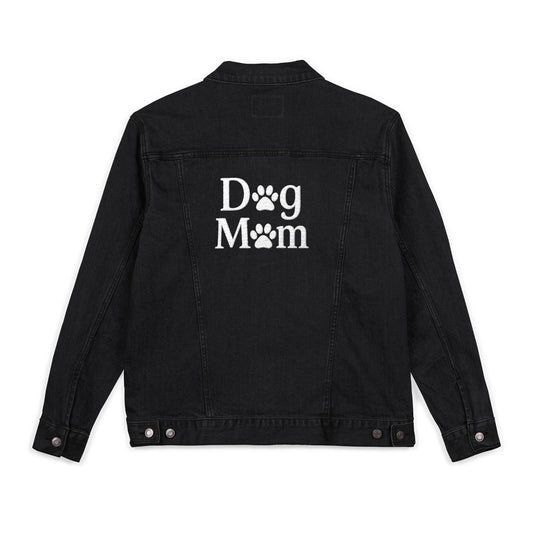 Embroidered Dog Mom Denim Jacket Sizes Small - 2XL (2 colors)
