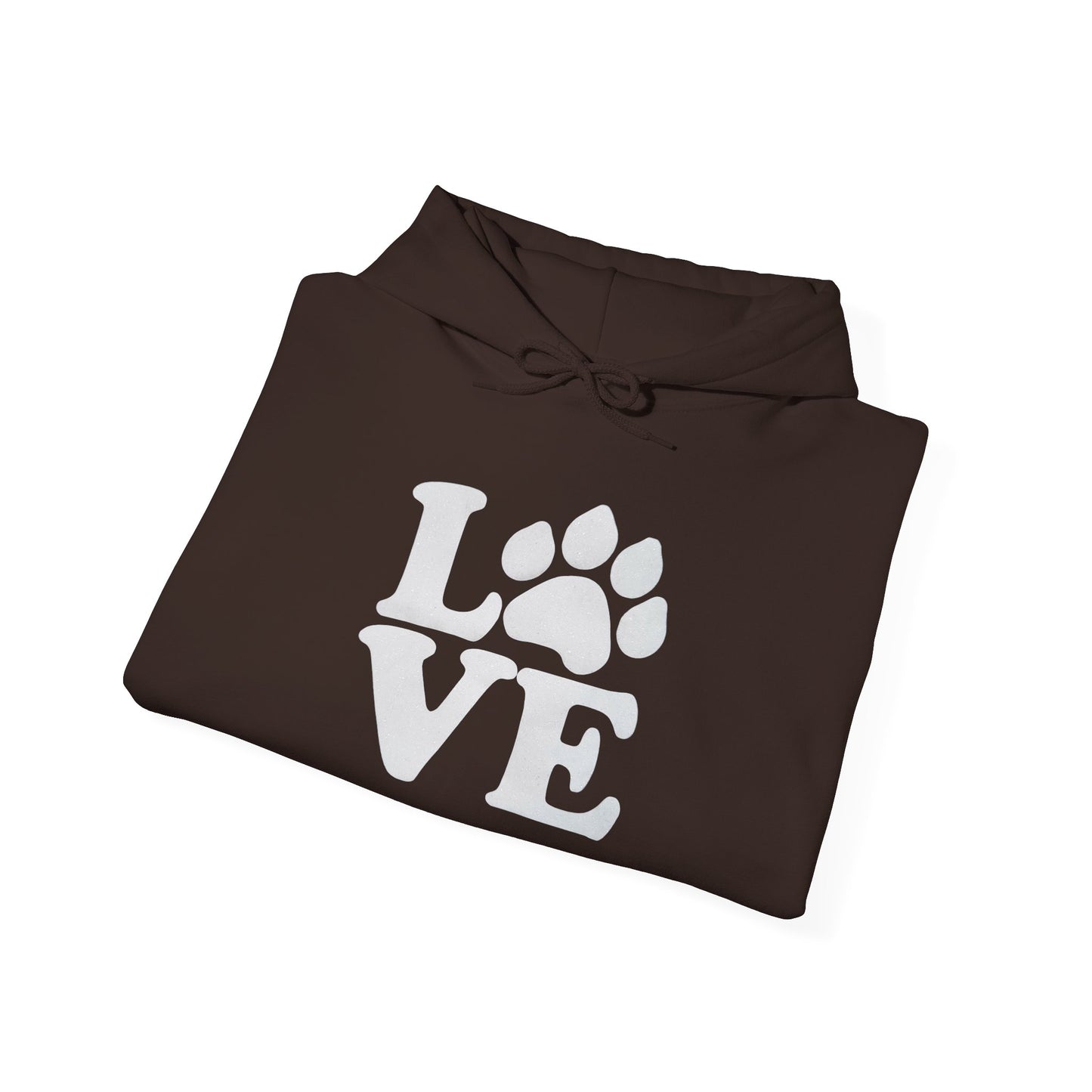 Love Paw Print Unisex Hoodie