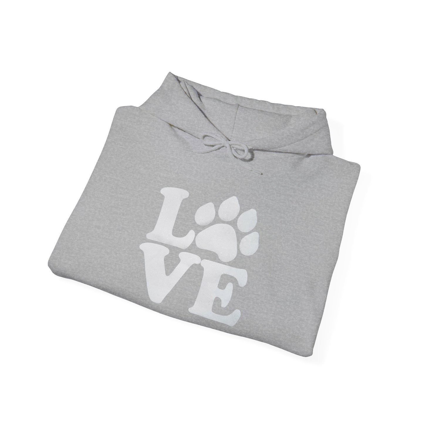 Love Paw Print Unisex Hoodie