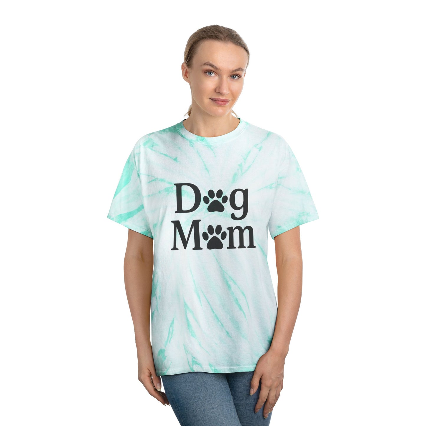 Dog Mom Bright Color Blast Tie-Dye Tee Sizes Small - 2XL (4 colors)