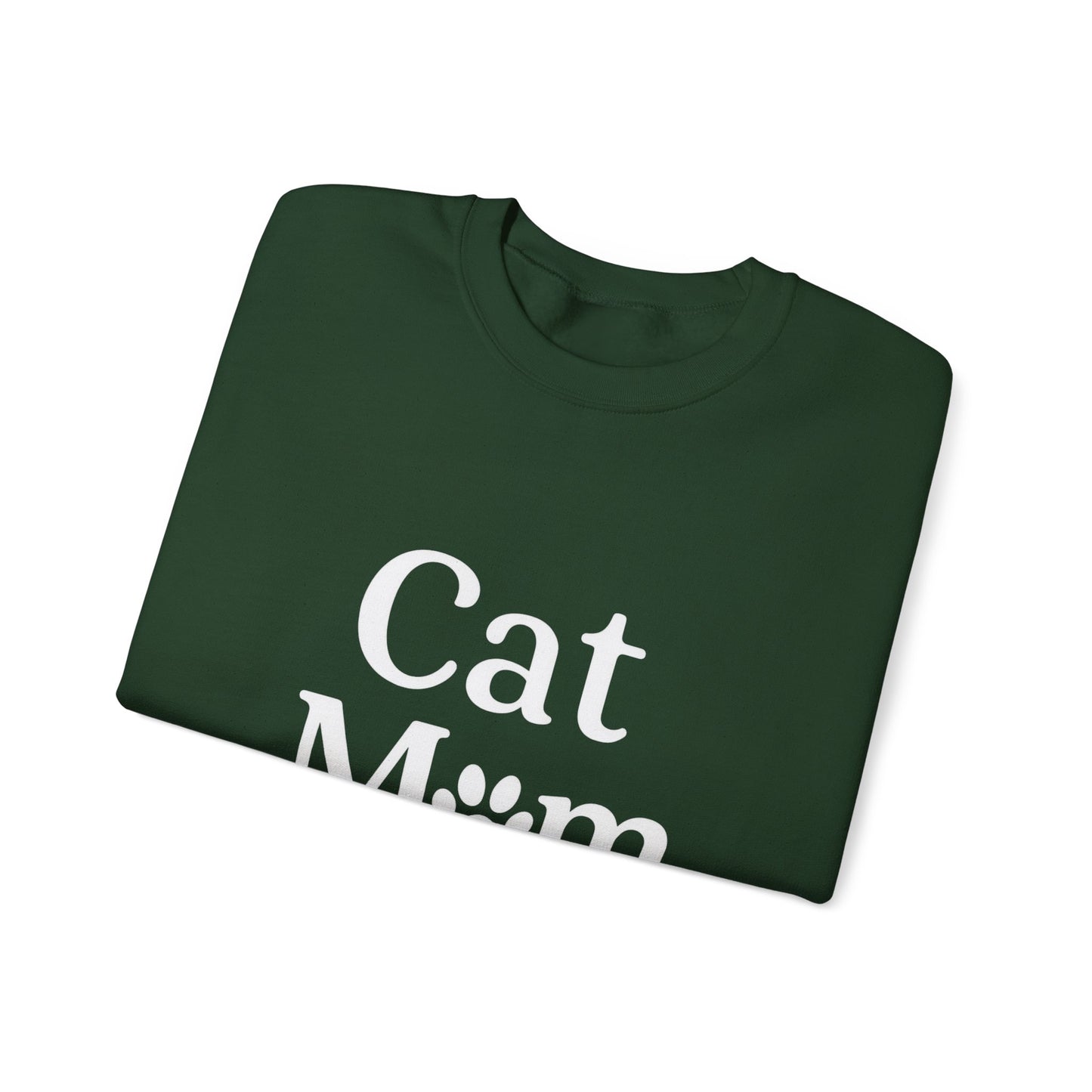 Copy of Cat Mom Sweatshirt Sizes Small - 3XL (3 colors)