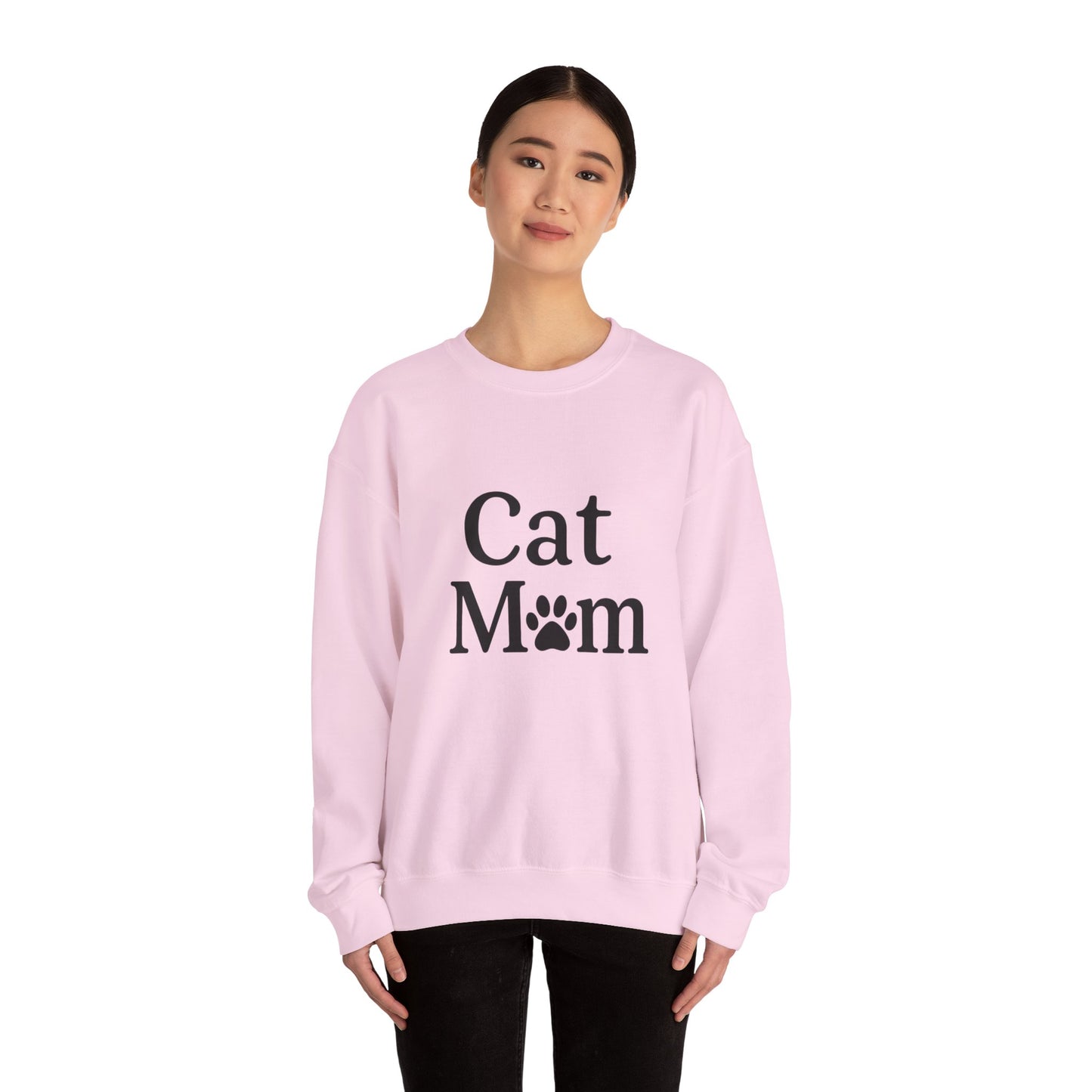 Cat Mom Sweatshirt Sizes Small - 3XL (3 colors)