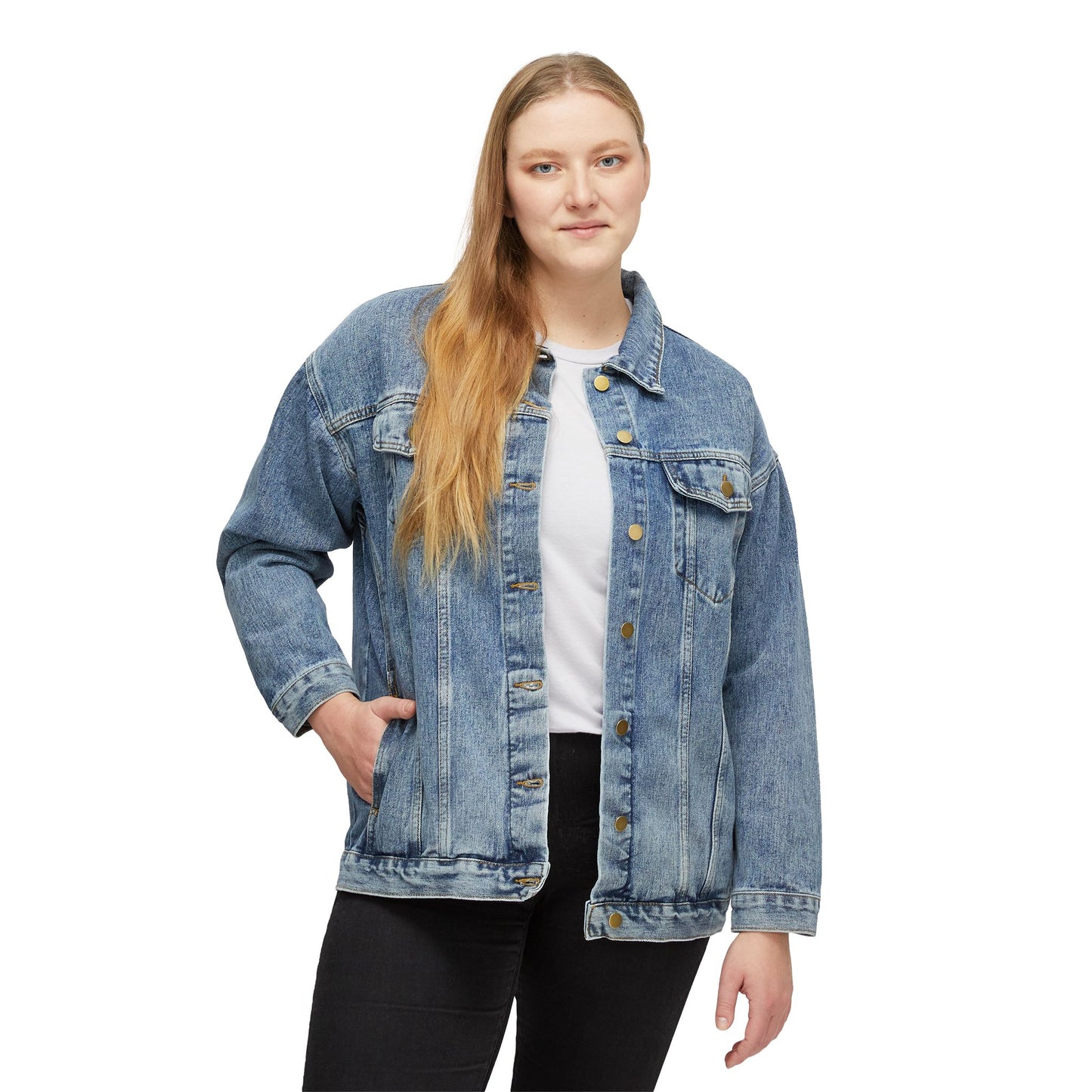 Dog Mom Denim Jacket Sizes Small - 2XL