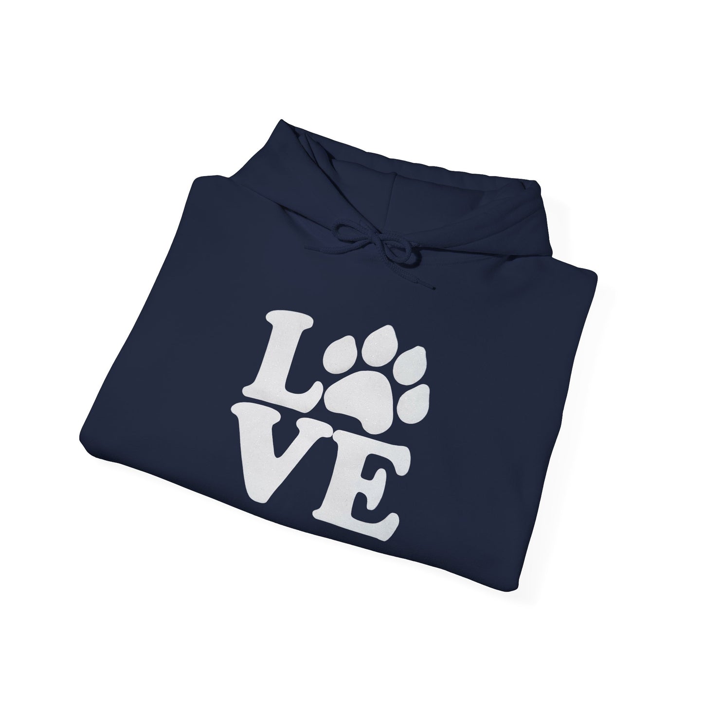 Love Paw Print Unisex Hoodie