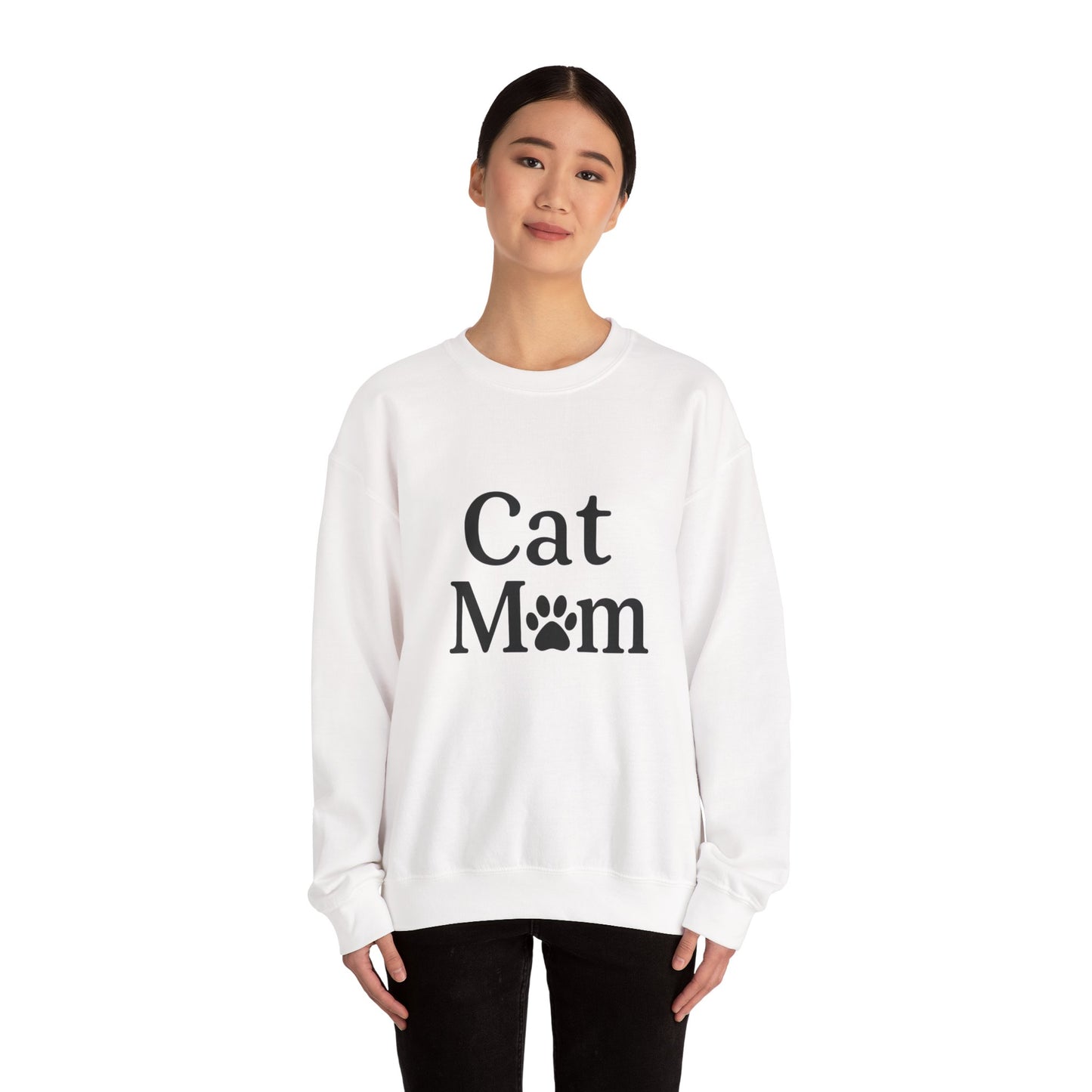 Cat Mom Sweatshirt Sizes Small - 3XL (3 colors)