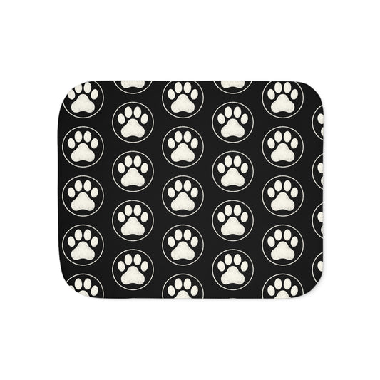 Cozy Sherpa Paw Blanket