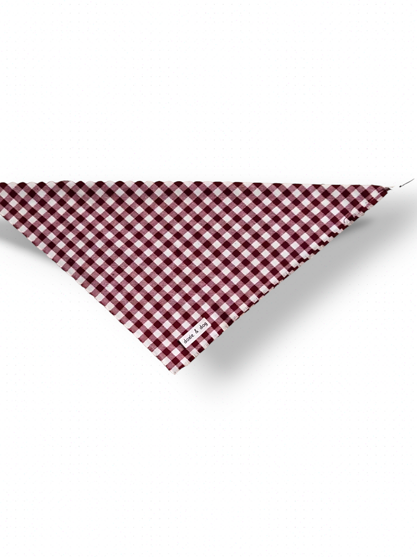Red and White Check Bandana