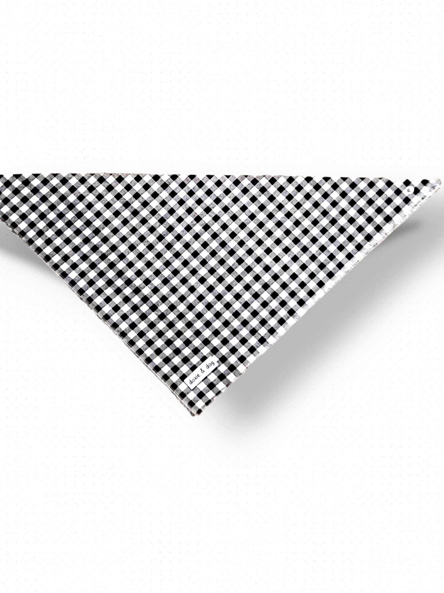 Black and White Check Bandana