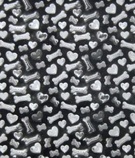 Black and White Bones Bandana