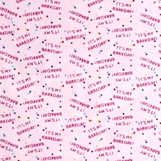 Its My Barkday Bandana (Pink)