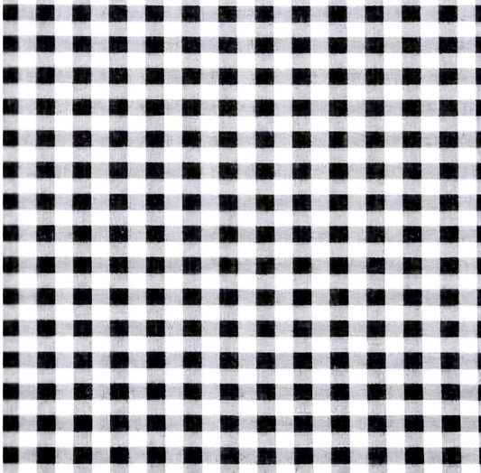 Black and White Check Bandana